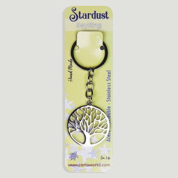 Gancho 25 – Llavero acero inoxidable. Modelo Árbol