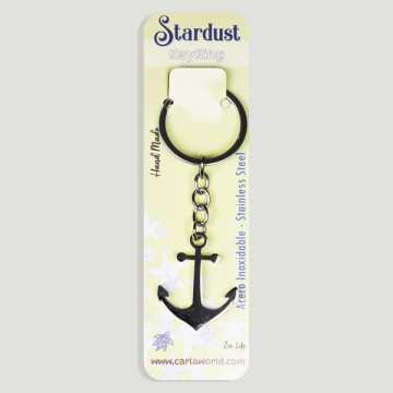 Hook 26 – Stainless steel keychain. Anchor model