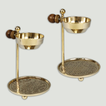 Brass adapted burner 9x13 cm. 2 models.