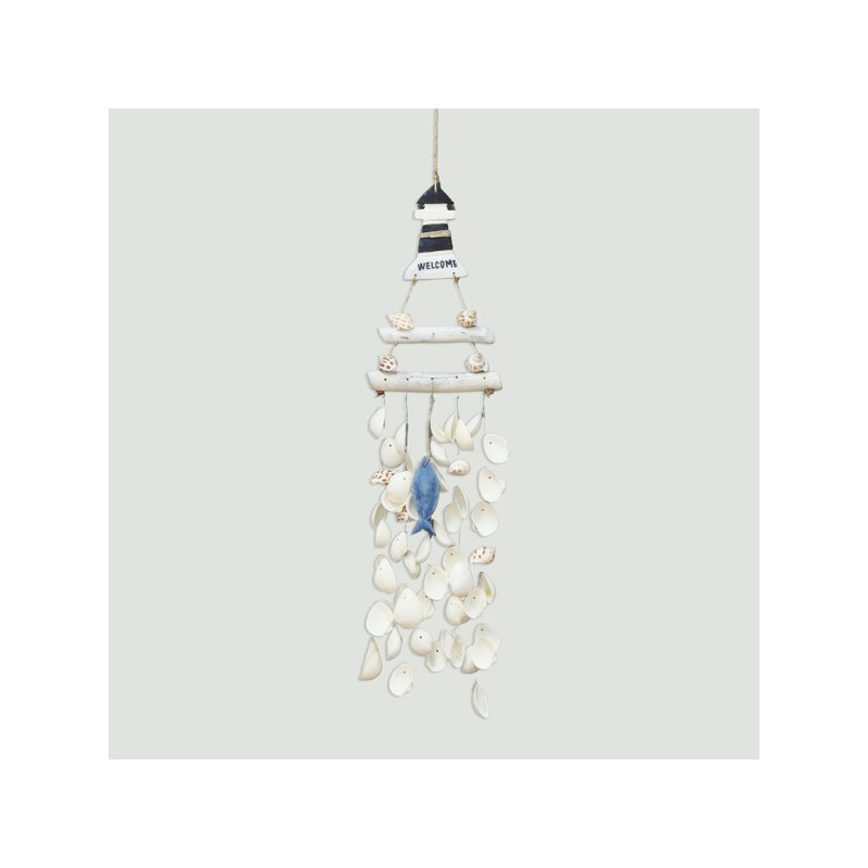 Lighthouse mobile + fish wood + trunks + wood 10x60 cm. Lighthouse mobile + fish wood + trunks + wood 10x60 cm.