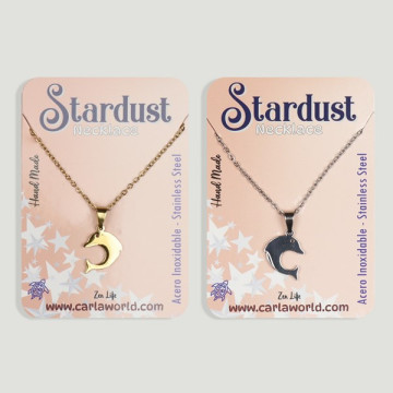 Gancho 55 – Colgante acero inoxidable (acero dorado/acero plateado)