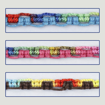 HOOK 87. Cord bracelet. Assorted models