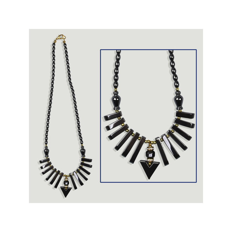 Gancho 17 - Collar Hematite Gancho 17 - Collar Hematite