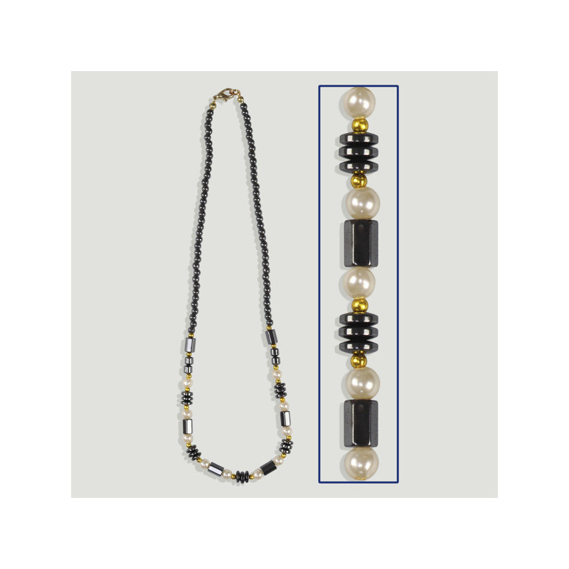 Gancho 21 - Collar Hematite. Modelos surtidos Gancho 21 - Collar Hematite. Modelos surtidos