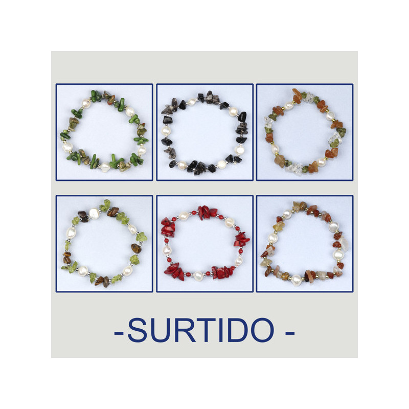 Gancho 41- Pulsera Hematites con Cristal Gancho 41- Pulsera Hematites con Cristal