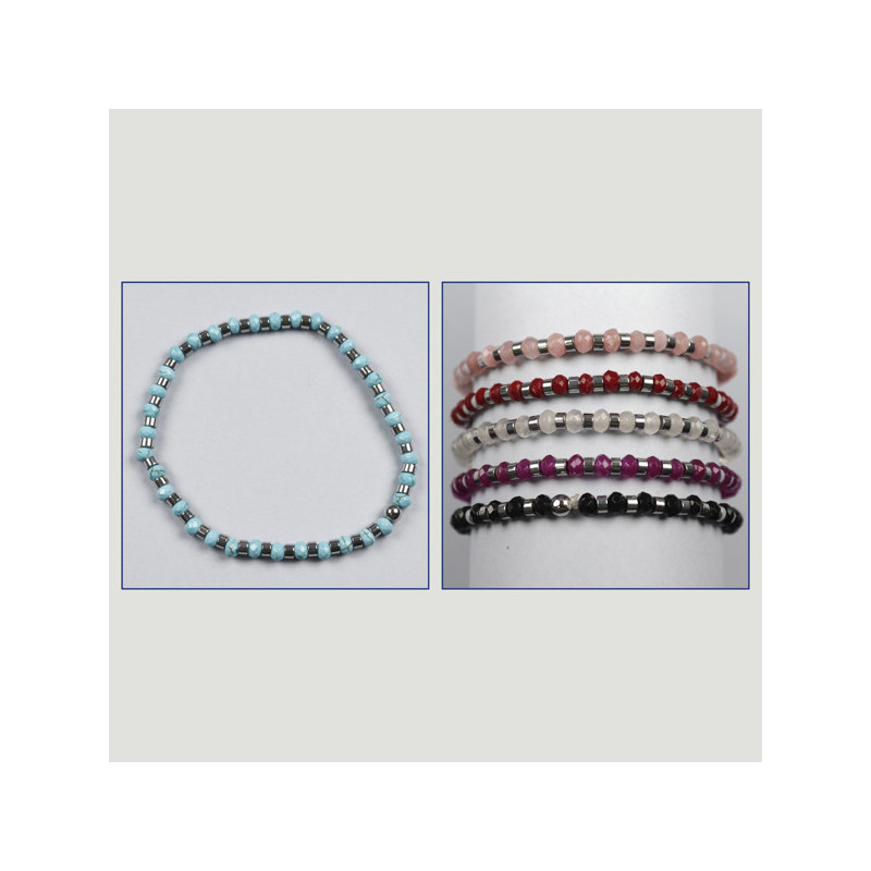 Gancho 45 - Pulseras hematites Gancho 45 - Pulseras hematites