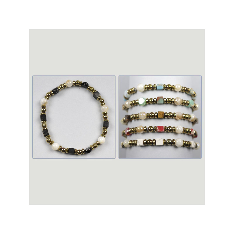 Hook 47- Assorted Pearl and Onyx Bracelet Hook 47- Assorted Pearl and Onyx Bracelet