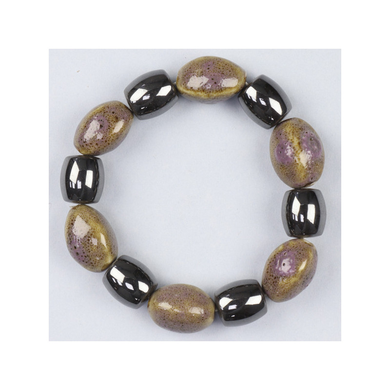 Gancho 50 - Pulsera Hematites surtidas Gancho 50 - Pulsera Hematites surtidas