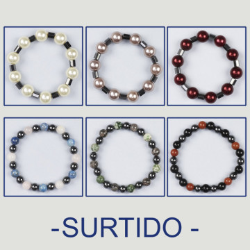 Hook 53- Hematite Bracelet with Crystal