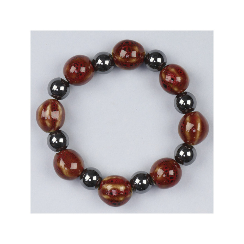 Gancho 57 - Pulsera Hematites Gancho 57 - Pulsera Hematites