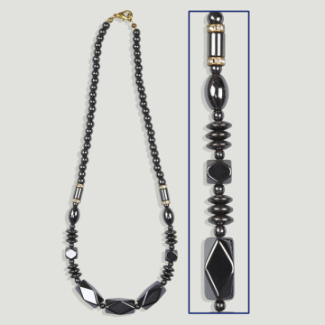 Gancho 66 - Collar Hematites