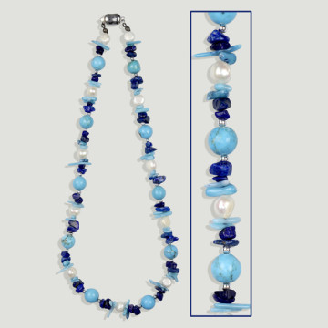 Hook 67- Pearl and Coral Necklace