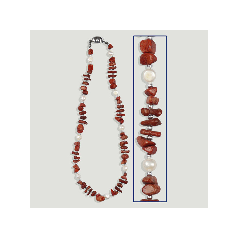 Gancho 69 - Collar Perla y mineral Gancho 69 - Collar Perla y mineral