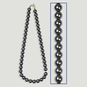 Gancho 76 - Collar Hematites