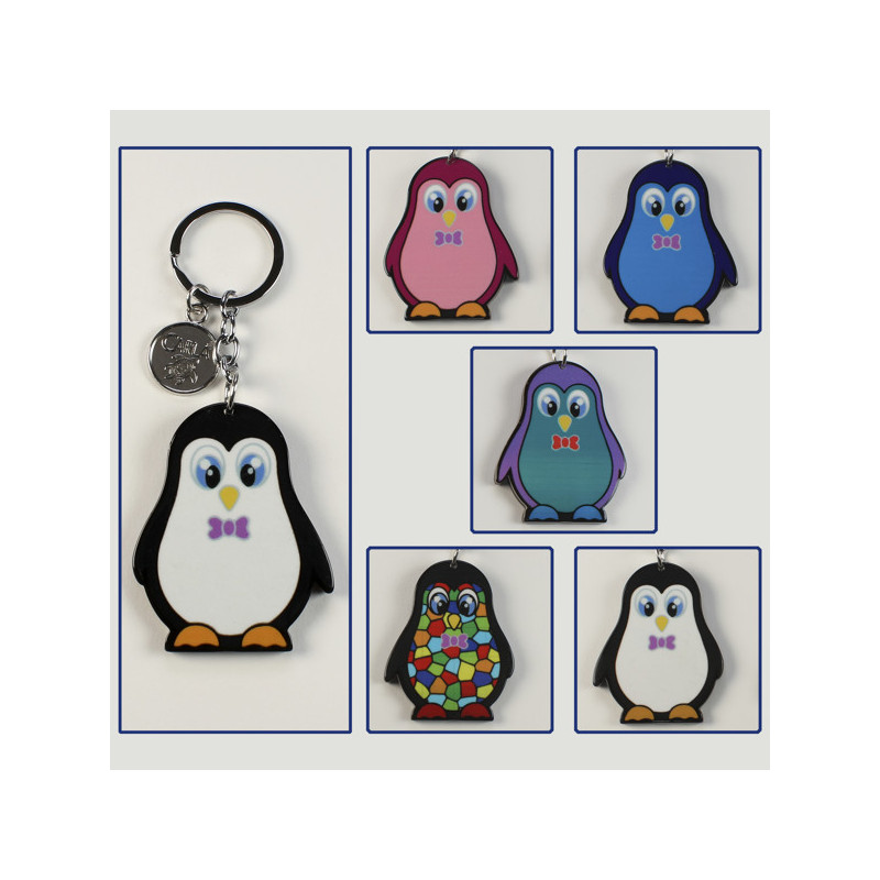 Gancho 12 – Llavero Sea 6 modelo Pingüino. Colores surtidos. Gancho 12 – Llavero Sea 6 modelo Pingüino. Colores surtidos.