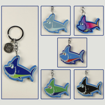 Gancho 11 – Llavero Sea 6 modelo Tiburón. Colores surtidos.