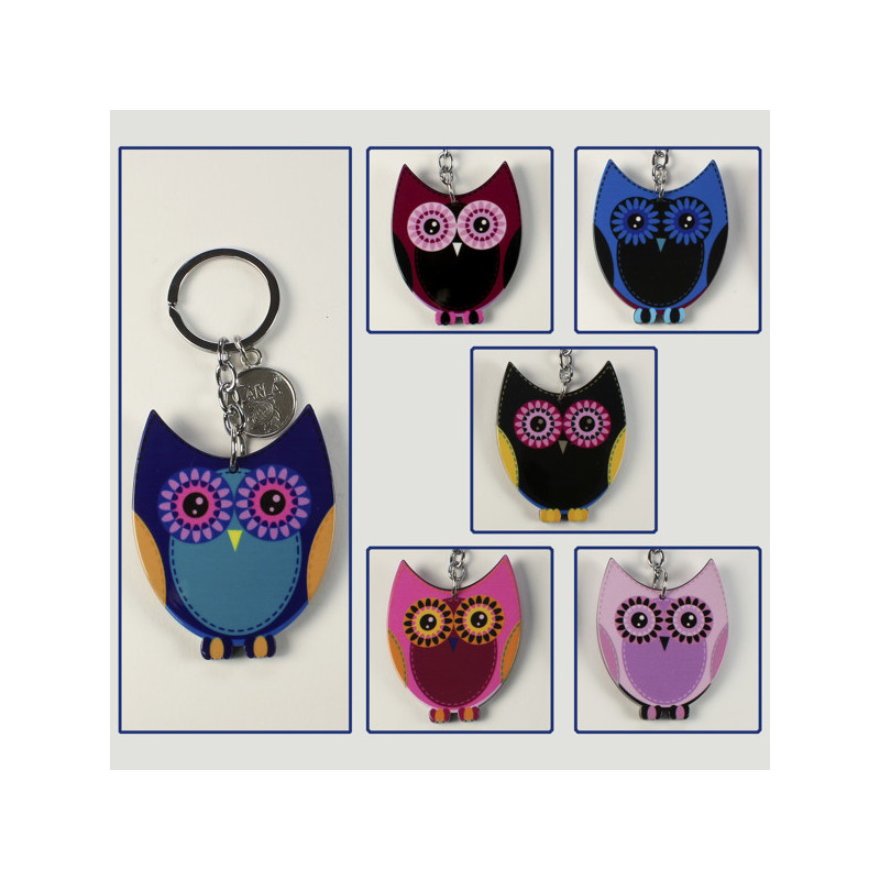 Crochet 16 - Porte-clés modèle Jungle Owl. Couleurs assorties. Crochet 16 - Porte-clés modèle Jungle Owl. Couleurs assorties.
