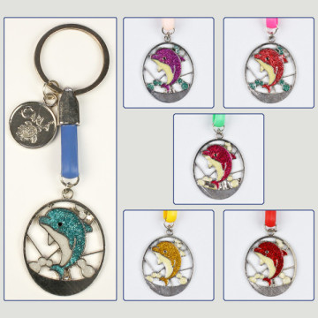 Hook 15 – Sea 2 Dolphin Keychain. Assorted colors.