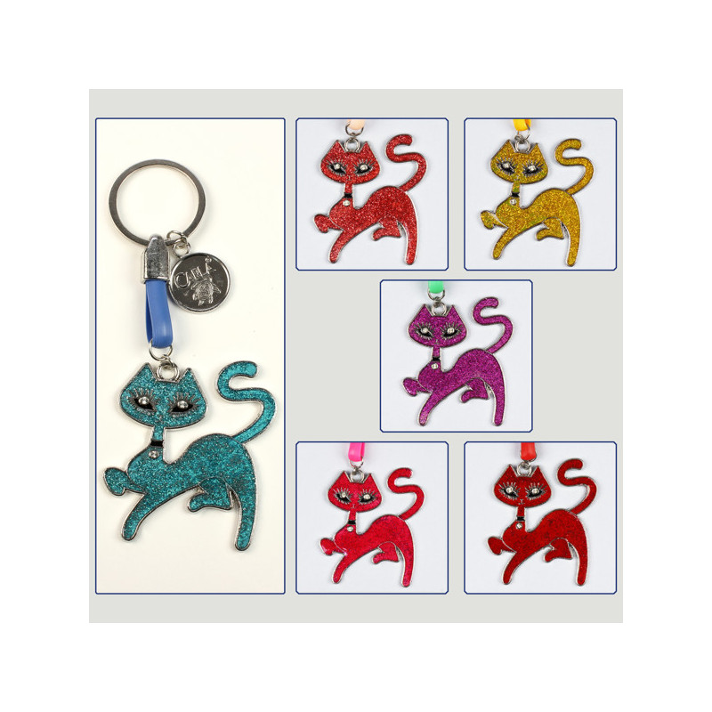 Gancho 10 – Llavero Sea 2 modelo Gato. Colores surtidos. Gancho 10 – Llavero Sea 2 modelo Gato. Colores surtidos.
