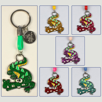 Hook 05 – BFF Keychain, Crocodile model. Assorted colors.