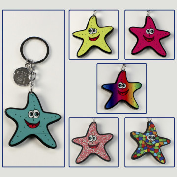 Hook 10 – Sea 2 Starfish Keychain
