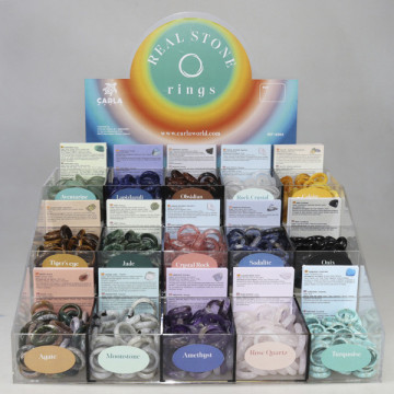 Expositor metacrilato REAL STONE RINGS – 900 uds