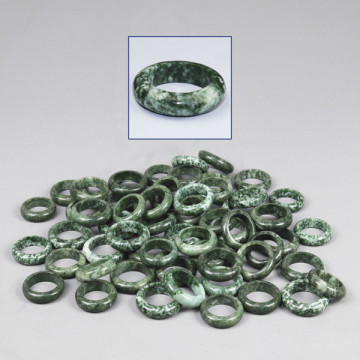 Smooth mineral ring Nephrite Jade