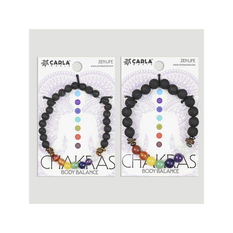 Gancho 12 – Pulsera Lava + Chakra + Mineral con Hematite + Coco Gancho 12 – Pulsera Lava + Chakra + Mineral con Hematite + Coco