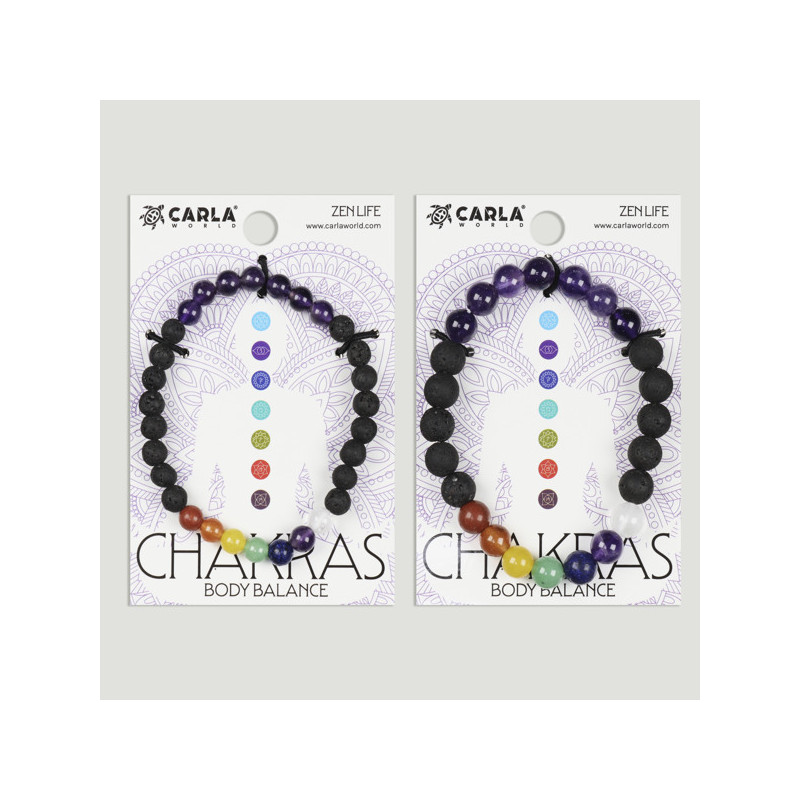 Gancho 09 – Pulsera Lava + Chakra + Mineral Amatista Gancho 09 – Pulsera Lava + Chakra + Mineral Amatista