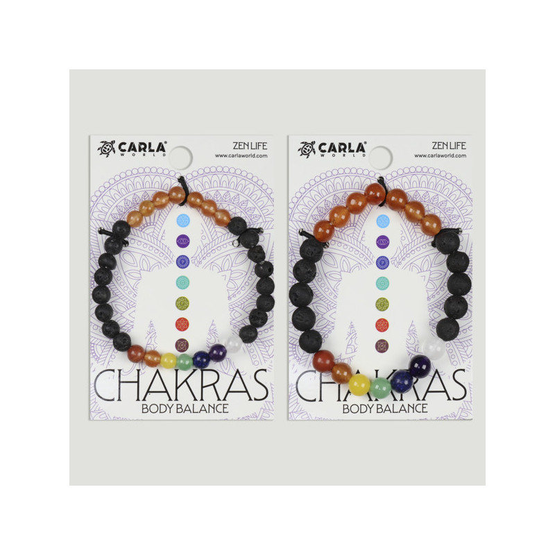 Hook 05 – Lava + Chakra + Carnelian Mineral Bracelet Hook 05 – Lava + Chakra + Carnelian Mineral Bracelet