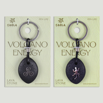 Hook 01 – Lava keychain, oval shape