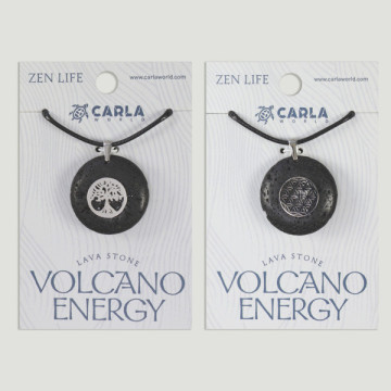 Gancho 09 - Colgante Lava + cordón, forma círculo