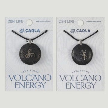 Gancho 08 - Colgante Lava + cordón, forma círculo