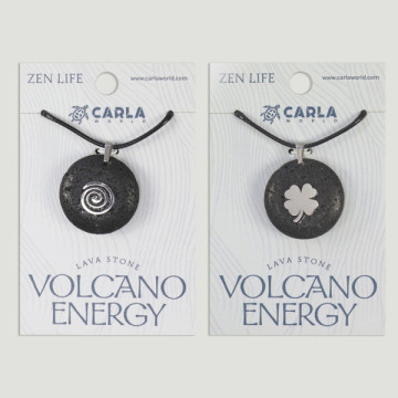 Gancho 07 - Colgante Lava + cordón, forma círculo