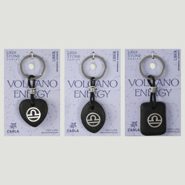 Gancho 07 – Llavero Lava Zodiaco, Libra. Forma corazón/oval/rectangular