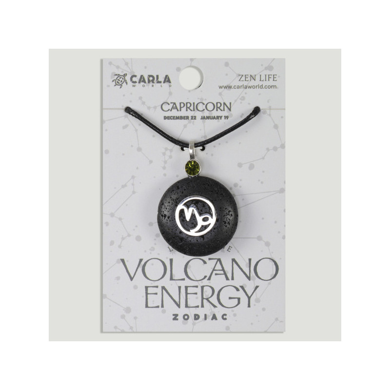 Hook 10 – Lava pendant + cord. Zodiac sign Capricorn Hook 10 – Lava pendant + cord. Zodiac sign Capricorn