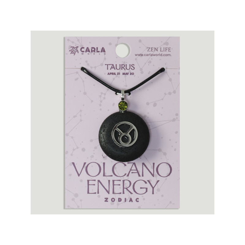 Gancho 02 – Colgante Lava + cordón. Signo zodiaco Tauro Gancho 02 – Colgante Lava + cordón. Signo zodiaco Tauro