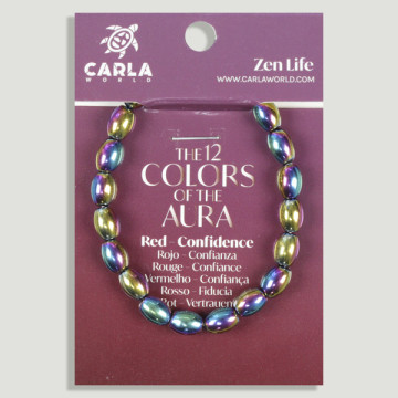 Hook 08 - Hematite Aura Bracelet. Different shapes