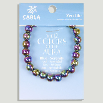 Hook 09 - Hematite Aura Bracelet. Different shapes