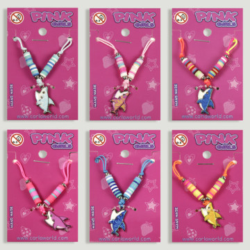 Hook 58 – PINK GIRLS Necklace. Shark Model