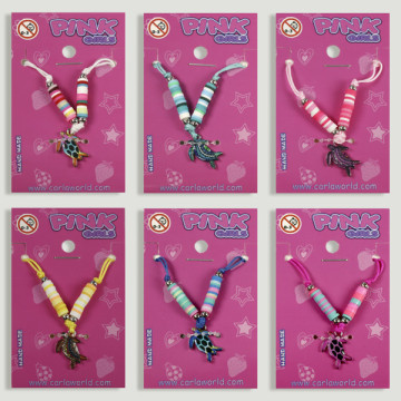 Hook 64 – PINK GIRLS Necklace. Sea Turtle Model