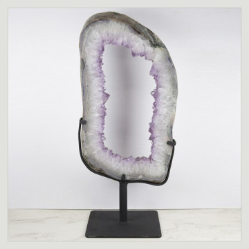 Amatista Argolla Metal de 5,97 kg. aprox. 23 x 52 x 17,5 cm. aprox