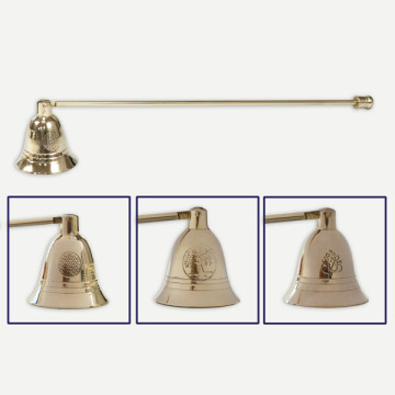 Candle snuffer brass 5x28cm. Approx. Assorted models
