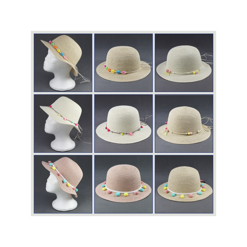 Gancho 02 – Chapéu de menina 100% fibra de papel. Modelos variados. Vários tamanhos Gancho 02 – Chapéu de menina 100% fibra de papel. Modelos variados. Vários tamanhos