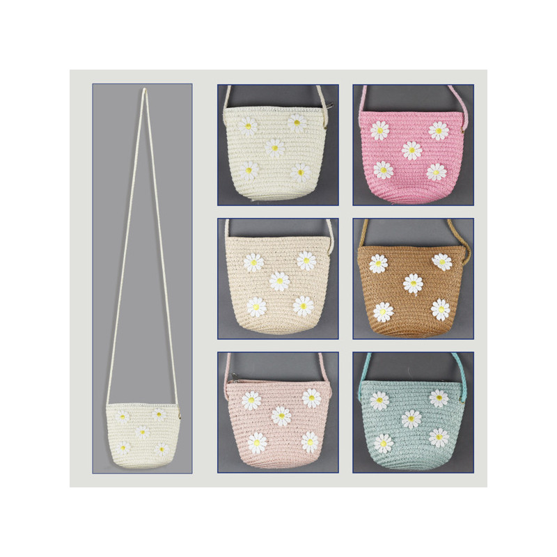 Gancho 08 – Mala de menina, cores sortidas. 100% fibra de papel. Mod. Margaridas Gancho 08 – Mala de menina, cores sortidas. 100% fibra de papel. Mod. Margaridas