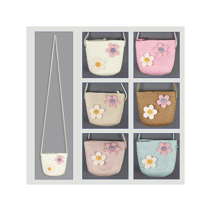 Gancho 25 – Mala de menina, cores sortidas. 100% fibra de papel. Flor Mod. Gancho 25 – Mala de menina, cores sortidas. 100% fibra de papel. Flor Mod.