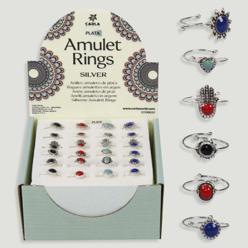 AMULET RINGS. Anillo Plata ajustable.