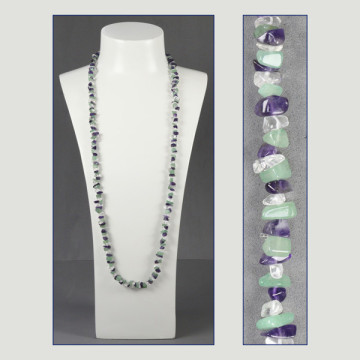 Reposición Gancho 06 – Collar Chip 90cm. aprox. - Cuarzos Mixtos