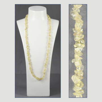 Reposición Gancho 08 – Collar Chip 90cm. Aprox. - Citrino