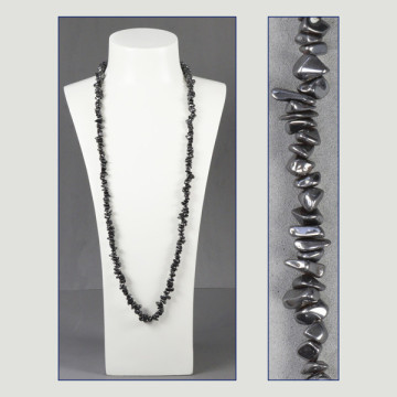 Reposición Gancho 10 – Collar Chip 90cm. aprox. - Hematite